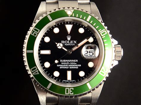 rolex ghiera verde seriale v|Going Green: History Of The Green Rolex Submariner .